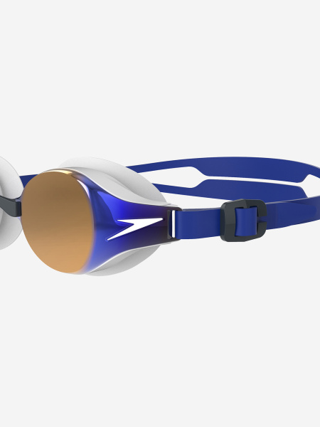 Очки для плавания Speedo Hydropure Mirror (зеркальные; голубой/белый/золотой)
